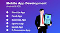 develop a beautiful mobile app using flutter for android,ios