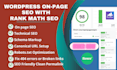 set up wordpress on page with rank math SEO plugin 94 score