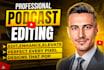 do podcast video editing