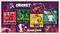 create cricket posts, match posters and cricket videos