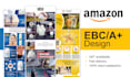 create modern amazon ebc design, a plus storefront design