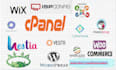 setup cyber panel, cpanel, or any control panel on your host
