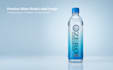 design premium water bottle label, beverage label with 3d mockup