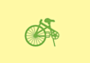 design bicycle logo with express delivery
