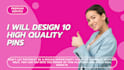 make ten high quality pinterest pins