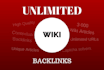 create UNLIMITED contextual wiki backlinks