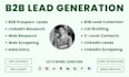 do targeted b2b prospect list building and fast data entry