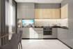 design a realistic 3d kitchen cabinetry and render it