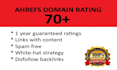 help you increase domain rating 70 plus