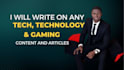 write tech gaming articles technology content blog post writer