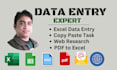 do unique data entry work copy paste research