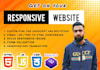 design your website using HTML CSS and bootstrap