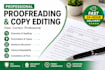 professionally proofread and edit your document