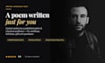write a professional poem and edit your own