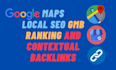 do google maps local SEO gmb ranking with idexable backlinks