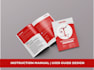 design unique booklet, user guide, instruction manual, and PDF
