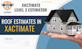 write xactimate roof estimate with sketch