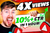 design viral and high CTR youtube thumbnails