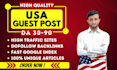 publish USA guest post with USA dofollow backlinks, USA guest post