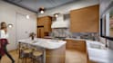 make sketchup 3d model of kitchen design and do 3d rendering