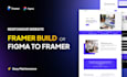creating framer website responsive or figma to framer