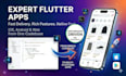 develop a flutter mobile application for ios and android