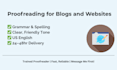 proofread your blog or website for grammar and clarity