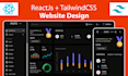 design your website with reactjs and tailwindcss