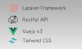 develop laravel, vuejs, tailwindcss fullstack web app
