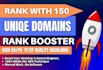 create approval high da unique domains backlinks high da pa tf cf