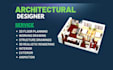 do 2d house plan, 3d interior design rendering and architecture floor plan
