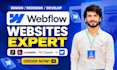 be your webflow developer for website, figma to webflow, landing page