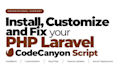 be php developer for install and customize codecanyon script