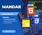 create simple HTML, CSS, js, website