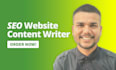 be your SEO website content writer
