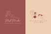 design minimalist line art signature  hand drawn botanical logo