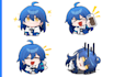 draw cute chibi anime emotes, emoji, stickers