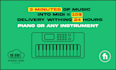 create a piano midi arrangement of any song within 24 hours