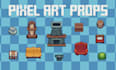 create pixel art game objects and props