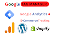 setup google analytics 4, ga4 ecommerce tracking with GTM