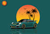 draw car or your vehicle into beautiful vector illustration