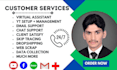 be your reliable customer service representative as customer support agent