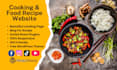 create cooking and recipe wordpress website
