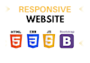 design website with html css js bootstrap and be your front end developer
