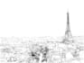 do city sketches illustrations