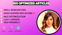 use jasper ai or jarvis to create surfer SEO optimized quality blog articles