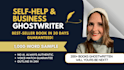 ghostwrite your self help book or business nonfiction ebook