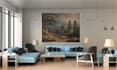 create canvas wall art mockup design