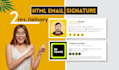 make a clickable HTML email signature within 2hrs