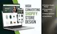 design a modern shopify website or drop shipping store